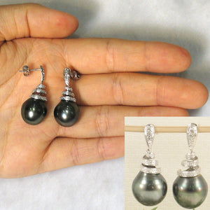 1T10805-Genuine-Diamond-Black-Tahitian-Pearl-14k-WG-Dangle-Earrings