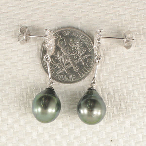 1T99870-14k-White-Gold-Genuine-Diamond-Black-Tahitian-Pearl-Dangle-Earrings