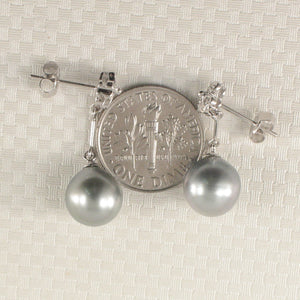 1T99920-14k-Genuine-Diamond-Silver-Tone-Tahitian-Pearl-Dangle-Earrings