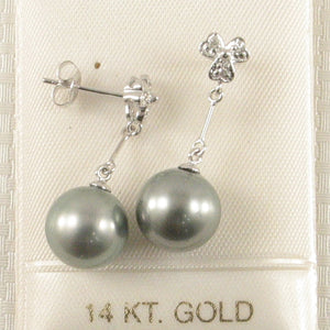 1T99921-14k-Gold-Genuine-Diamond-Silver-Tahitian-Pearl-Dangle-Earrings