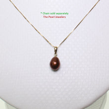 Load image into Gallery viewer, 2000013-14k-Yellow-Gold-Bale-AAA-Chocolate-Cultured-Pearl-Pendant
