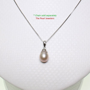 2000027-14k-White-Gold-Claw-Bail-Holds-Pink-AAA-Cultured-Pearl-Pendant-Necklace