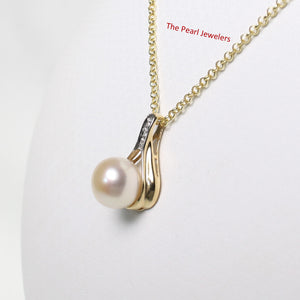 2000092-14k-Solid-Gold-Racquet-Design-Diamond-Pink-Cultured-Pearl-Love-Pendant