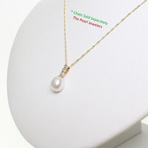 2000110-14k-Gold-AAA-White-Real-Pearl-Diamonds-Pendant-Necklace