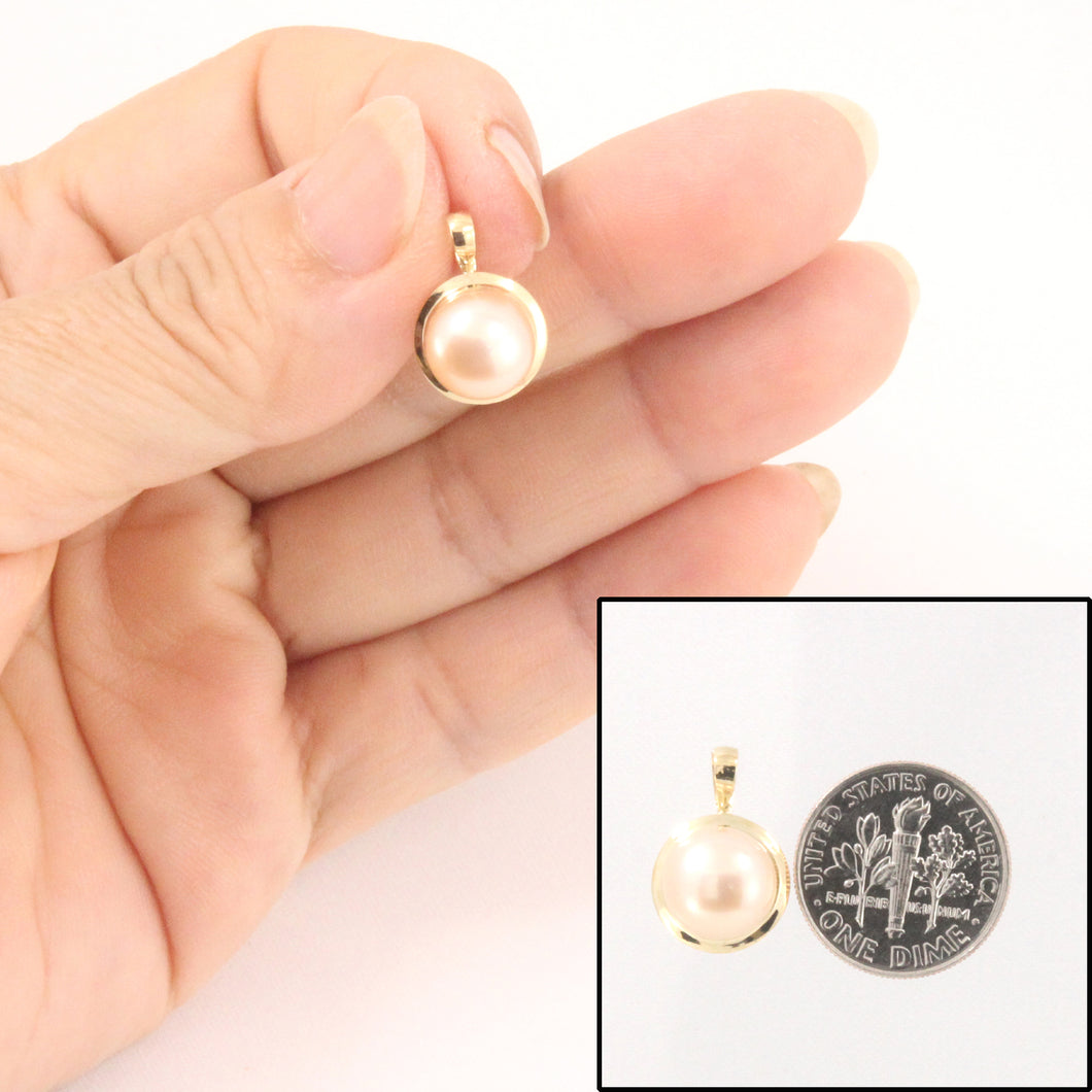 2000392-14k-Solid-Gold-Encircles-Genuine-Pink-Pearl-Pendant-Necklace