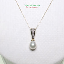 Load image into Gallery viewer, 2000560-Popular-Pendant-White-Pearl-14k-Yellow-Gold-Diamonds