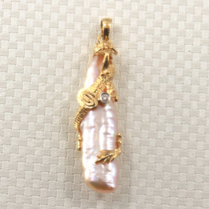 2001212B-14k-Yellow-Gold-Dragon-Wraps-Around-White-Biwa-Pearl-Diamond-Pendant