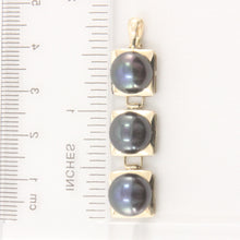Load image into Gallery viewer, 2003391-14k-Yellow-Gold-9.5-10mm-Black-Pearl-Pendant-Necklace