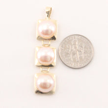 Load image into Gallery viewer, 2003392-14k-Yellow-Gold-9.5-10mm-Pink-Pearl-Pendant-Necklace