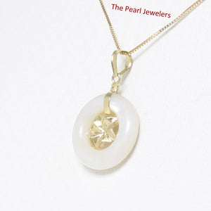 2100060-14k-Gold-Hawaiian-Plumeria-White-Mother-of-Pearl-Pendant-Necklace