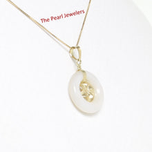 Load image into Gallery viewer, 2100060-14k-Gold-Hawaiian-Plumeria-White-Mother-of-Pearl-Pendant-Necklace