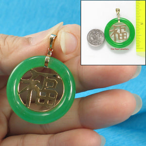 2100073-14k-Gold-Green-Jade-30mm-Round-Donut-JOY-Pendant-Necklace