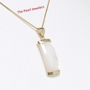 2100140-14k-Gold-Curve-Shape-White-Mother-of-Pearl-Pendant-Necklace