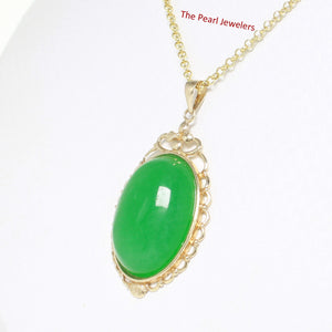 2100163-Beautiful-Cabochon-Green-Jade-Real-14k-Gold-Pendant-Necklace