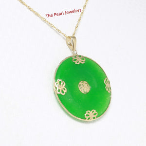 2100403-14k-Gold-Joy-Butterflies-Disc-Green-Jade-Pendant-Necklace