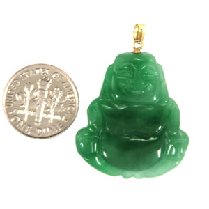 2100443D-14k-Yellow-Gold-Hand-Carving-two-Sides-Green-Jade-Buddha-Pendant