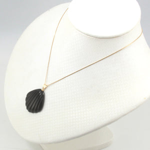 2100541-14k-Gold-Hand-Carved-Shell-Black-Onyx-Pendant-Necklace