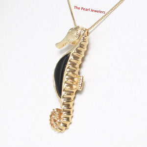 2100831-14k-Gold-Seahorse-Design-Black-Onyx-Pendant-Necklace