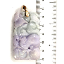 Load image into Gallery viewer, 2100908-Double-Sided-Exquisite-Carving-Fruits-Design-Jadeite-14K-Pendant