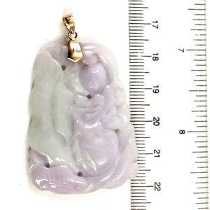 2100909-Double-Sided-Exquisite-Carving-Lotus-Yuan-Yang-Jadeite-Pendant