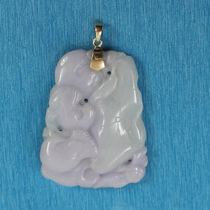 2100909-Double-Sided-Exquisite-Carving-Lotus-Yuan-Yang-Jadeite-Pendant
