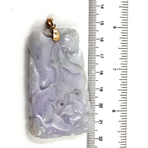 2100911-Double-Sided-Exquisite-Carving-Good-Fortune-Lavender-Jadeite-Pendant