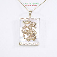 Load image into Gallery viewer, 2100980-14k-Gold-Hand-Crafted-Dragon-Mother-of-Pearl-Pendant-Necklace