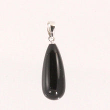 Load image into Gallery viewer, 2101136-14k-Solid-White-Gold-Pear-Black-Onyx-Pendant