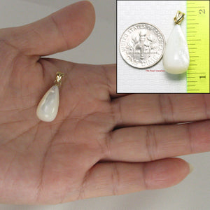 2101470-Hand-Carved-Tear-Drop-Mother-of-Pearl-14k-Gold-Pendant-Necklace