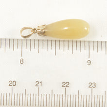 Load image into Gallery viewer, 2102135-Yellow-Jade-14k-Solid-Yellow-Gold-Pendant