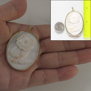 2120410-Hand-Carved-Oval-Mother-of-Pearl-14k-Gold-Pendant-Necklace
