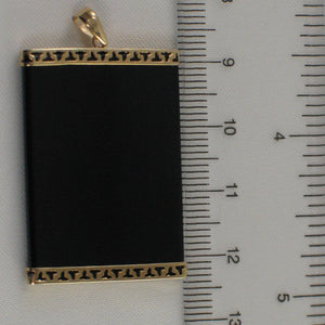2121781-14k-Yellow-Solid-Gold-Rectangle-Black-Onyx-Board-Pendant