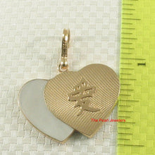 Load image into Gallery viewer, 2130530-14k-Gold-Love-AI-Heart-Mother-of-Pearl-Pendant-Necklace