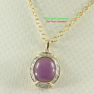 2187602-Beautiful-14k-Gold-Diamonds-Cabochon-Lavender-Jade-Pendant-Necklace