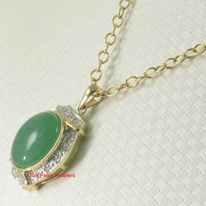 2187603-Beautiful-14k-Gold-Diamonds-Cabochon-Green-Jade-Pendant-Necklace