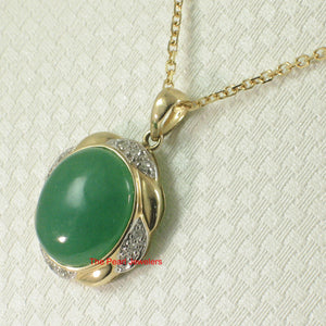2187703-Elegant-Beautiful-14k-Gold-Oval-Green-Diamond-Jade-Pendant-Necklace