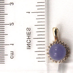 2189992-14k-Yellow-Solid-Gold-Surrounded-Diamonds-Lavender-Jade-Pendant