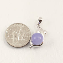 Load image into Gallery viewer, 2199837-14k-White-Solid-Gold-Lavender-Jade-Pendant