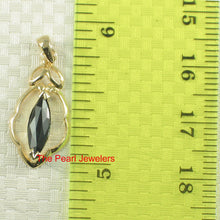 Load image into Gallery viewer, 2200041-Yellow-Solid-Gold-Marquise-Sapphire-Pendant-Necklace