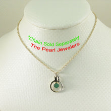 Load image into Gallery viewer, 2200103-Unique-Genuine-Emerald-Diamonds-Pendant-Two-Tone-14kt-Solid-Gold