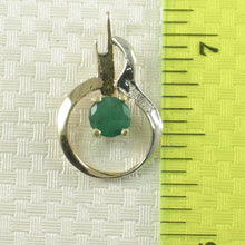 Load image into Gallery viewer, 2200103-Unique-Genuine-Emerald-Diamonds-Pendant-Two-Tone-14kt-Solid-Gold
