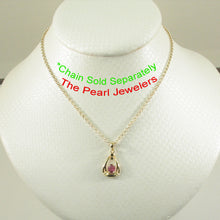 Load image into Gallery viewer, 2200162-Genuine-Natural-Red-Ruby-14k-Yellow-Solid-Gold-Unique-Pendant