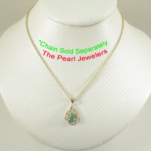2200193-14kt-Yellow-Solid-Gold-Unique-Genuine-Pear-Emerald-Diamonds-Pendant