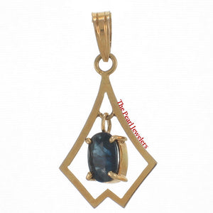 2200241-Genuine-Natural-Blue-Oval-Sapphire-14k-Yellow-Solid-Gold-Pendant