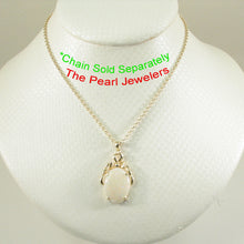 Load image into Gallery viewer, 2200360-14k-Yellow-Solid-Gold-Oval-Genuine-Australia-Opal-Pendant