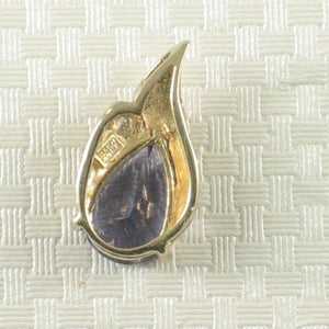2200401-Vintage-Style-Pear-Drop-Tanzanite-Diamonds-14k-Yellow-Gold-Pendant