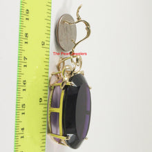 Load image into Gallery viewer, 2300015-Oval-Cut-Purple-Amethyst-14k-Solid-Yellow-Gold-Enhancer-Pendants