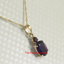 Load image into Gallery viewer, 2300301B-14k-Solid-Yellow-Gold-Genuine-Natural-Purple-Amethyst-Pendant