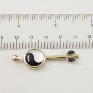 2300511-4k-Yellow-Gold-Yin-Yang-Key-Mother-of-Pearl-Marquise-Sapphire-Pendant
