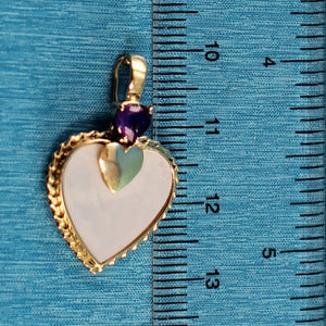 2300563-Heart-Mother-of-Pearl-Amethyst-14k-Solid-Yellow-Gold-Pendant
